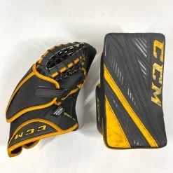 CCM Extreme Flex IV - Used Pro Stock Goalie Full Set (Black/Yellow) -Hockey Shop Photo2023 06 13 13644PM