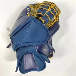 Bauer Supreme Ultrasonic - Used Pro Stock Goalie Glove - (Navy/Yellow) -Hockey Shop Photo2023 06 14 22403PM