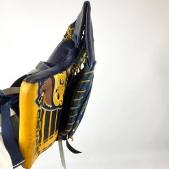 Bauer Supreme Ultrasonic - Used Pro Stock Goalie Glove - (Navy/Yellow) -Hockey Shop Photo2023 06 14 22426PM