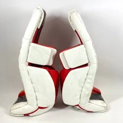 CCM Extreme Flex 5 - Used Pro Stock Senior Goalie Full Set - Full Right (White/Black/Red/Yellow) -Hockey Shop Photo2023 07 28 100942AM