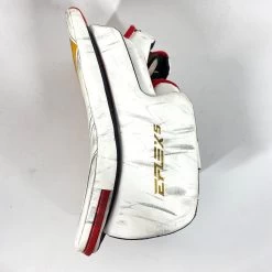 CCM Extreme Flex 5 - Used Pro Stock Senior Goalie Full Set - Full Right (White/Black/Red/Yellow) -Hockey Shop Photo2023 07 28 101311AM
