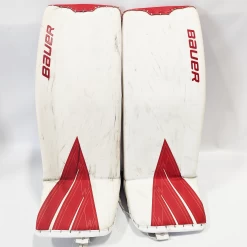 Bauer Supreme Ultrasonic - Used OHL Goalie Leg Pads (Red/White)