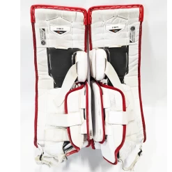 Bauer Supreme Ultrasonic - Used OHL Goalie Leg Pads (Red/White) -Hockey Shop RWUsonic3