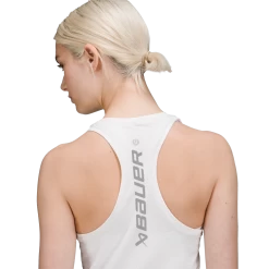 BAUER // Lululemon SWIFT TECH RACERBACK SS22 -Hockey Shop Racerback white 2