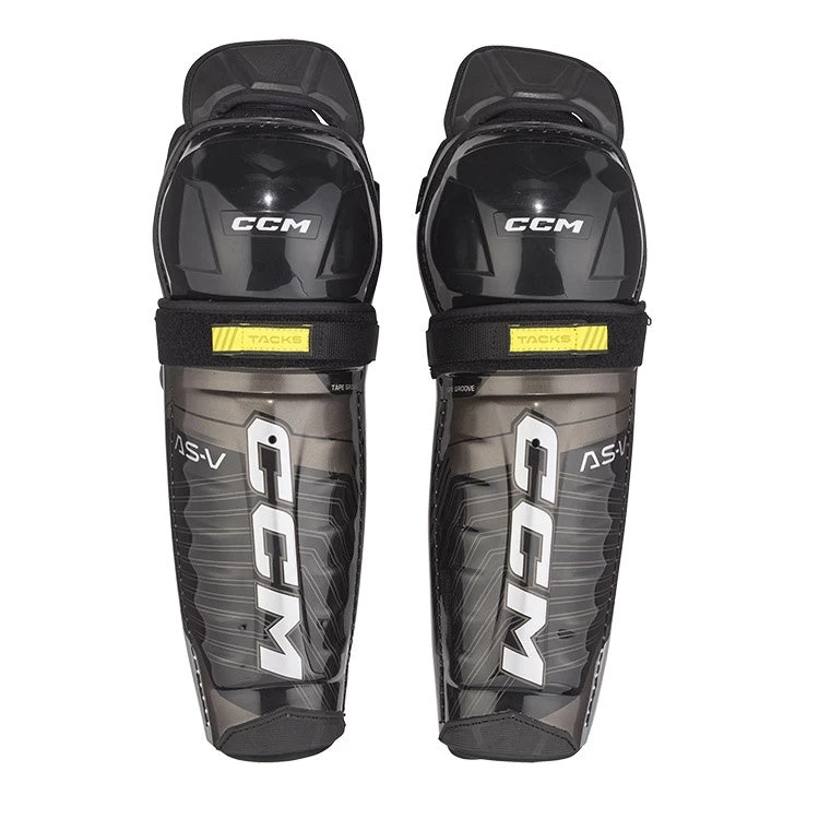 CCM Tacks AS-V Junior Ice Hockey Shin Guards 1 CCM Tacks AS-V Junior Ice Hockey Shin Guards