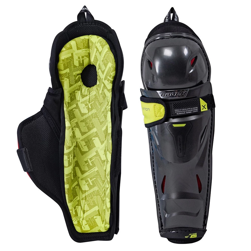 Bauer Vapor Velocity 2022 Junior Ice Hockey Shin Guards 1 Bauer Vapor Velocity 2022 Junior Ice Hockey Shin Guards