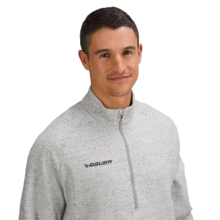 BAUER // Lululemon AT EASE 1/2 ZIP -Hockey Shop atease grey 3
