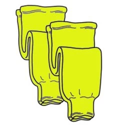 Pearsox Pro Weight Hockey Socks - Neon Yellow