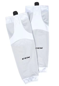 CCM Quicklite SX6000 White Edge Hockey Socks