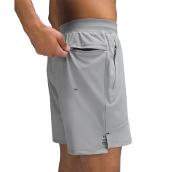 BAUER // Lululemon LICENCE TO TRAIN SHORT 7 LINERLESS -Hockey Shop lttshort grey 4