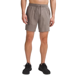 BAUER // Lululemon LICENCE TO TRAIN SHORT 7 LINERLESS -Hockey Shop lttshort tan 1