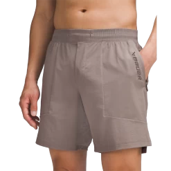 BAUER // Lululemon LICENCE TO TRAIN SHORT 7 LINERLESS -Hockey Shop lttshort tan 4