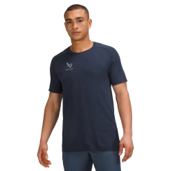 BAUER Lululemon METAL VENT TECH SHORT SLEEVE FW22 23 BAUER Lululemon METAL VENT TECH SHORT SLEEVE FW22 -Hockey Shop metalvent navy 1