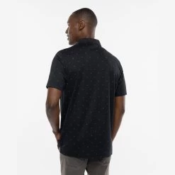 BAUER // TRAVIS MATHEW ON THE SCREWS POLO BLACK -Hockey Shop screwspolo black 3