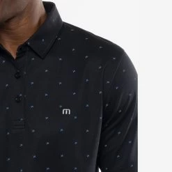 BAUER // TRAVIS MATHEW ON THE SCREWS POLO BLACK -Hockey Shop screwspolo black 4