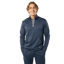 BAUER TEAM FLEECE 1/2 ZIP SENIOR -Hockey Shop teamfleece navy 1