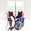 Bauer Vaughn Velocity V9 - NCAA Pro Stock Full Goalie Set (White/Blue/Red)